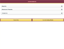 Tablet Screenshot of jeevannonwoven.com